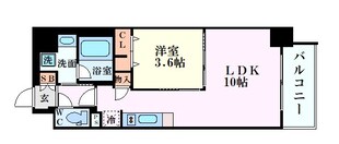 大阪駅 徒歩9分 11階の物件間取画像